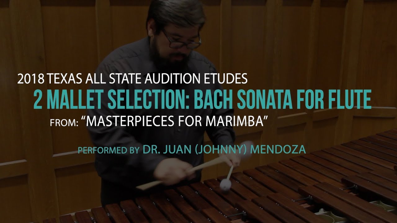 TMEA 2018 Percussion All-State Music: 2 Mallet Etude