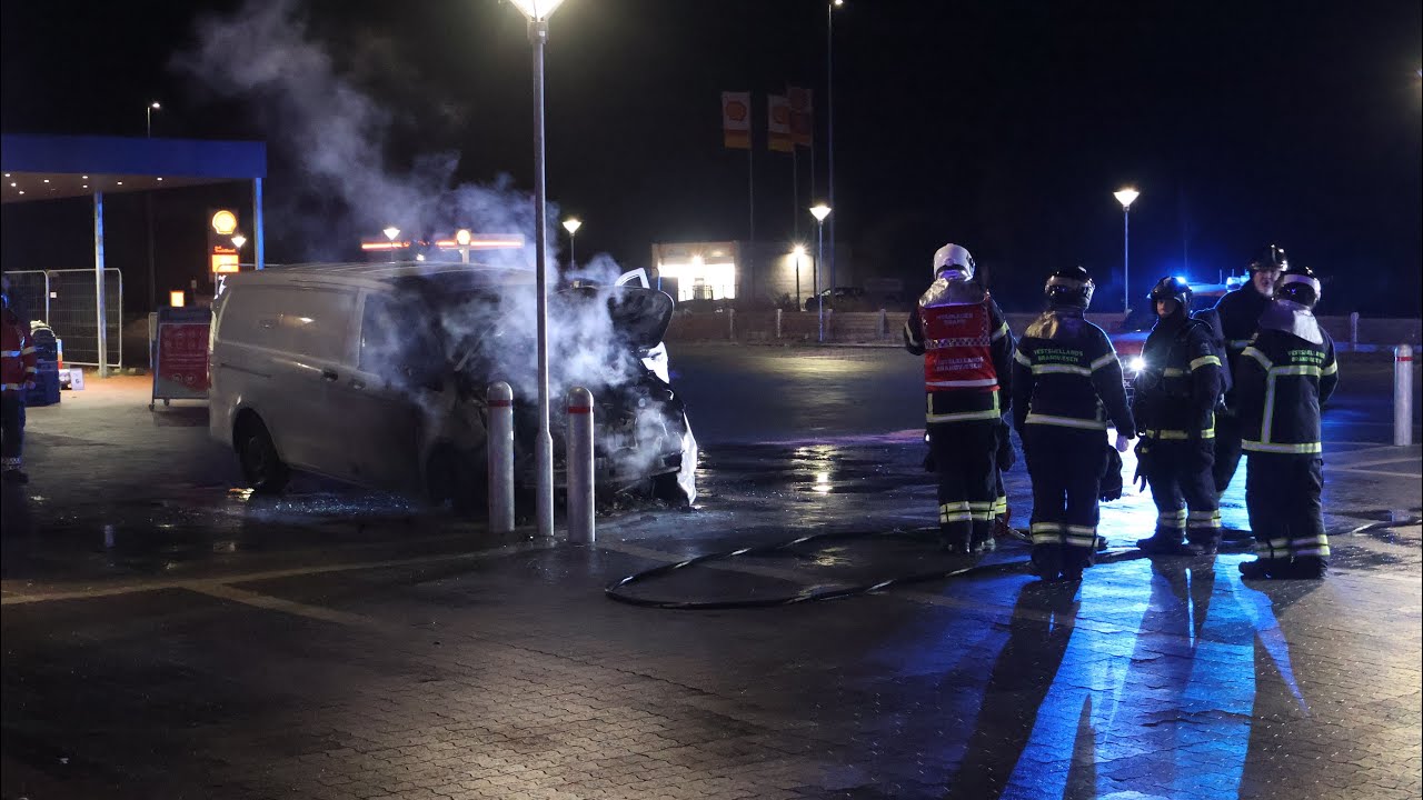 Brand i varevogn i Gørlev 13/11-24