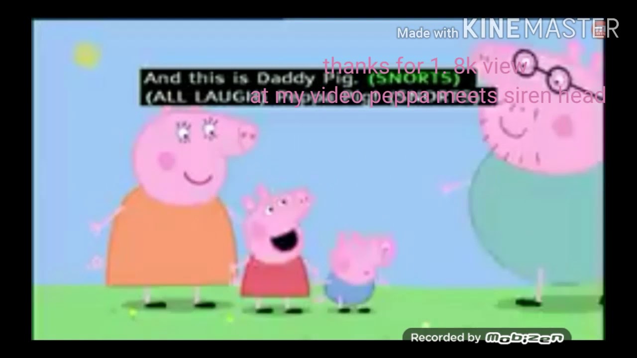 Peppa pig meet cartoon cat (original video) cartoon cat from Trevor henderson