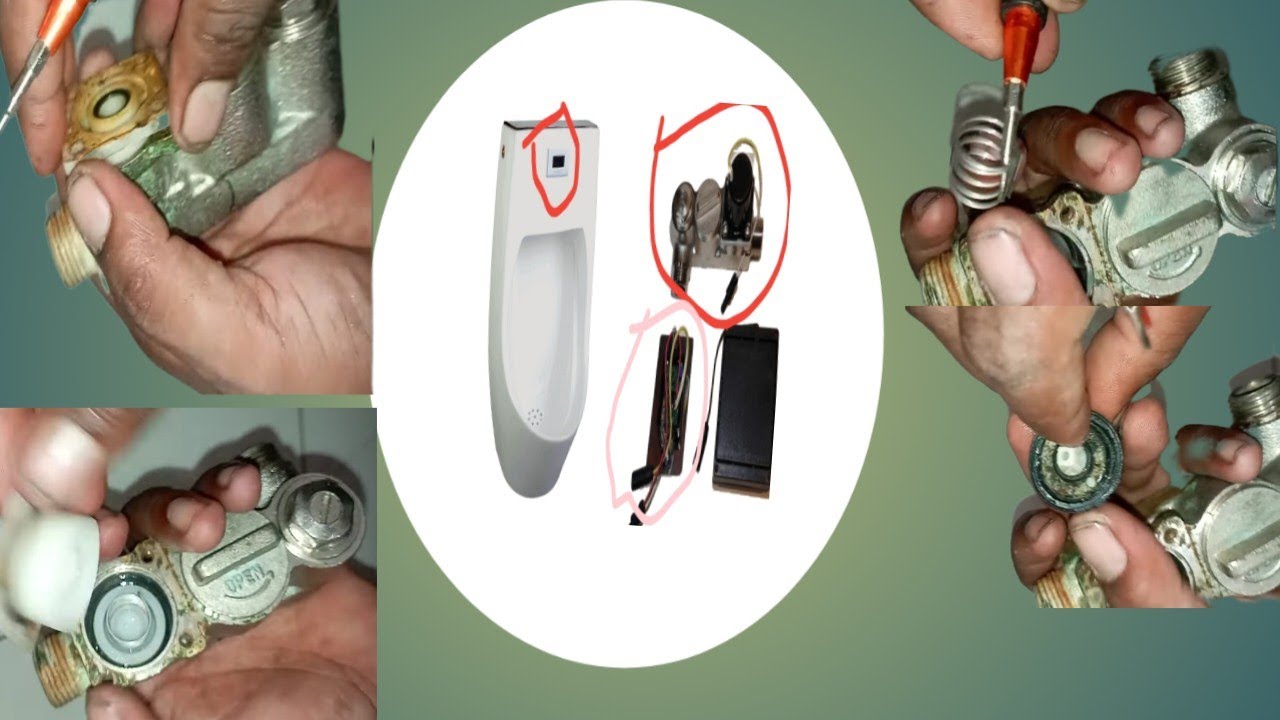 HINDWARE URINAL SENCOR REPAIR URINAL #SENSOR SOLENOID VALVE REPAIR यूरिनल सेंसर रिपेयर