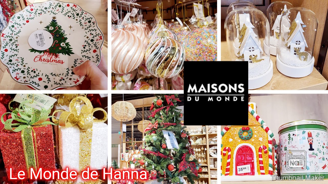 MAISONS DU MONDE 15-11 DÉCORATION DE NOËL 🎅 FÊTES