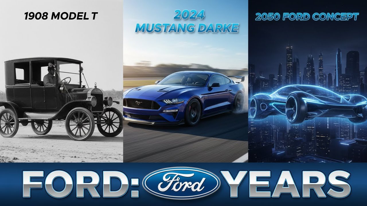 FORD EVOLUTION (1903 - 2050) | The BEAN_PXB Ultimate Automotive Timeline