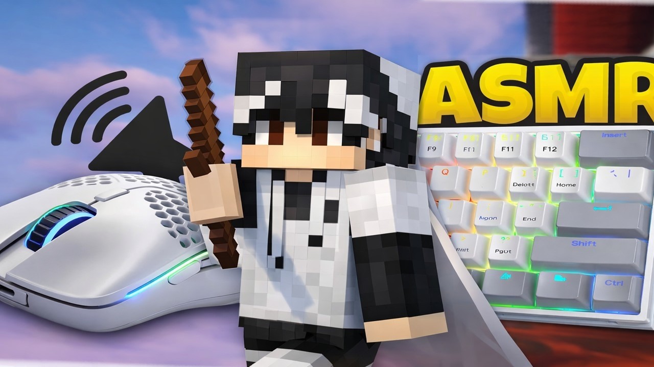 Keyboard + Mouse Sounds ASMR | Hypixel Bedwars