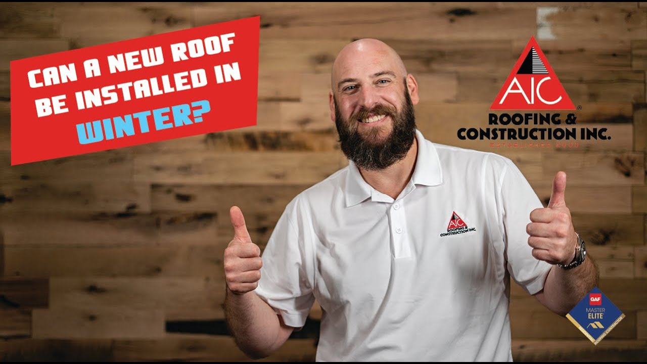 Can a NEW ROOF be installed during the WINTER??