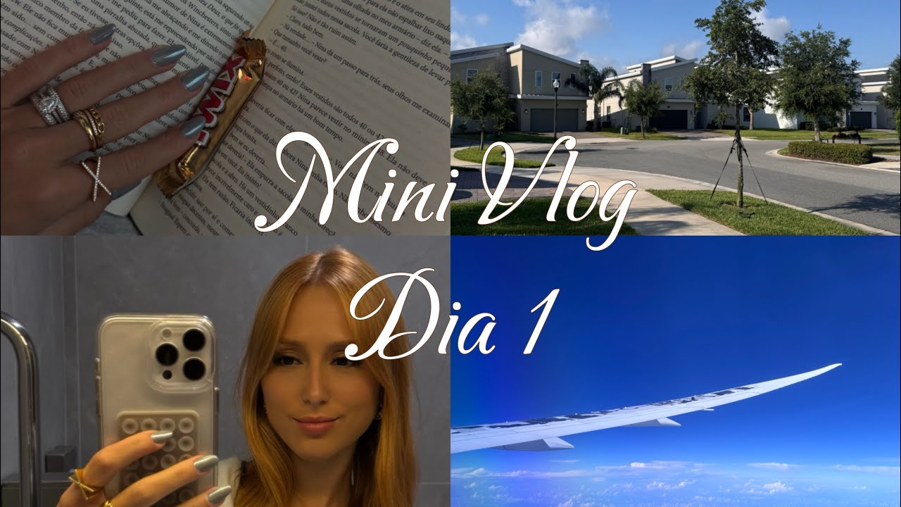 Mini Vlog | Dia 1: Aeroporto + Chegada em Orlando.