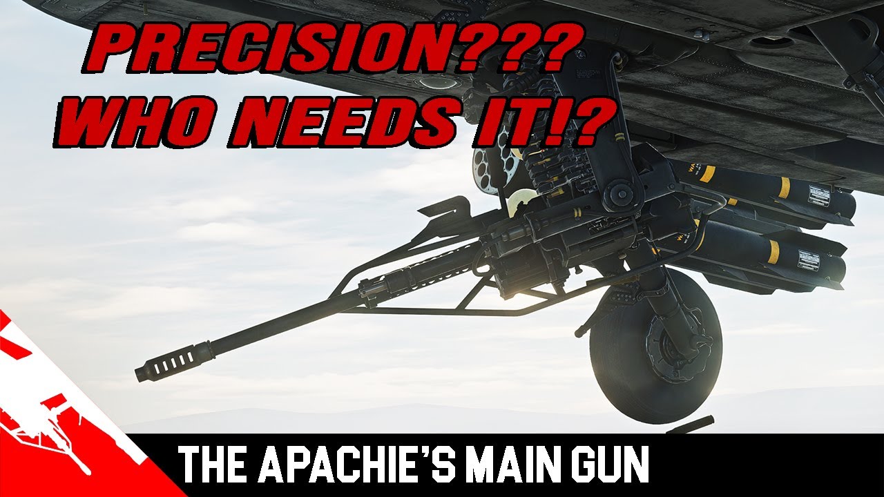 AH-64 Power of the Apache's Cannon and How it Operates