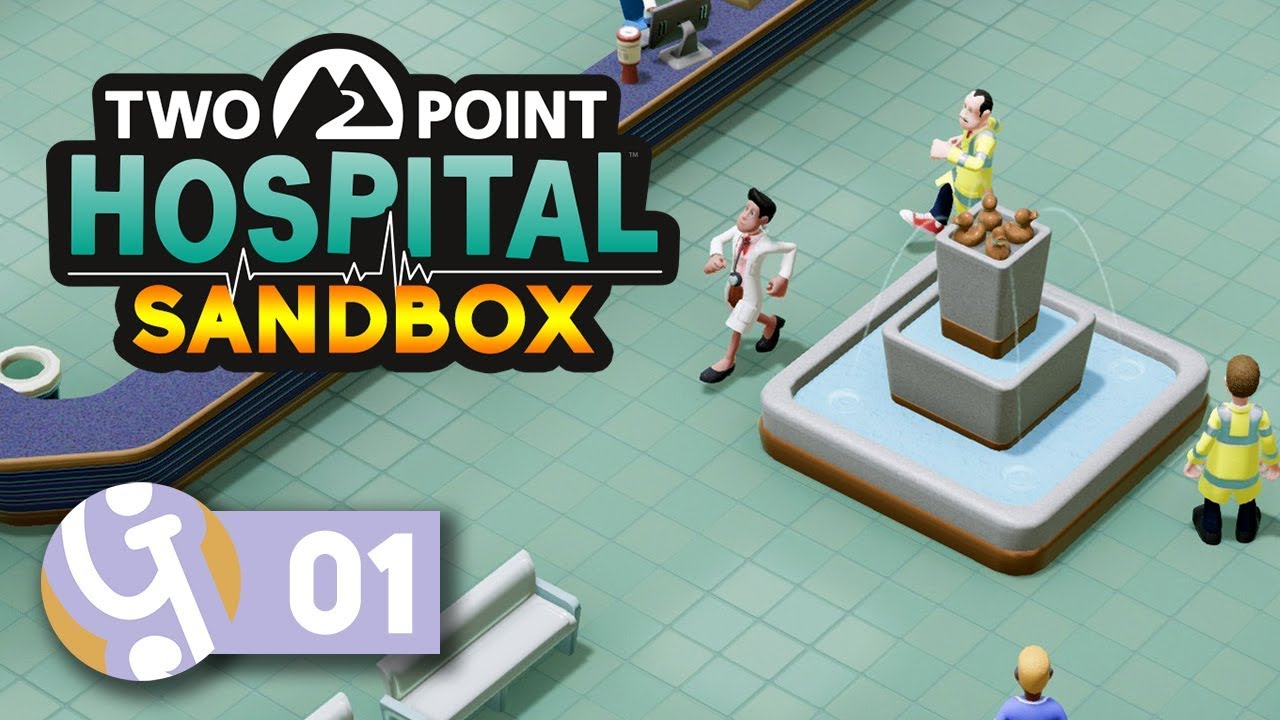 😷 Building The Best Looking Hospital! | Let's Play Two Point Hospital (Sandbox) Ep. 1 #AD