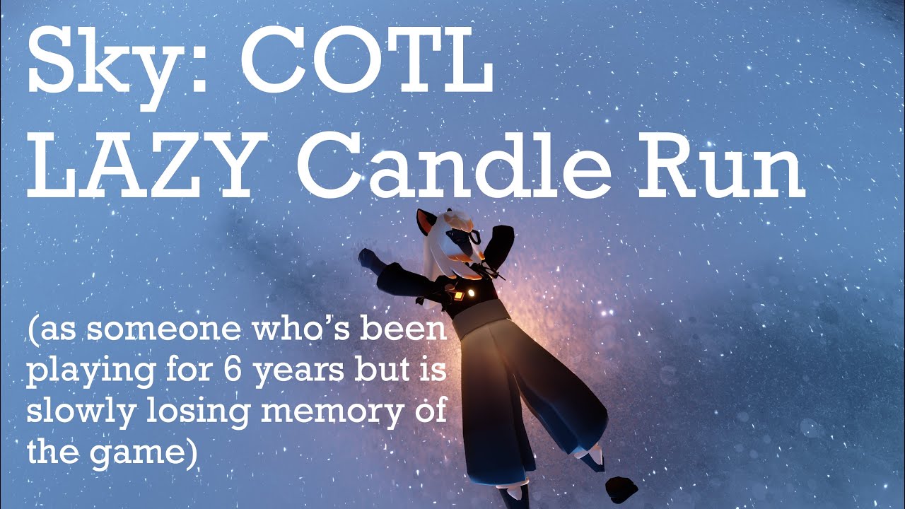 Sky: Children of the Light Solo Candle Run (LAZY) 15 Candles [lowkey ASMR]