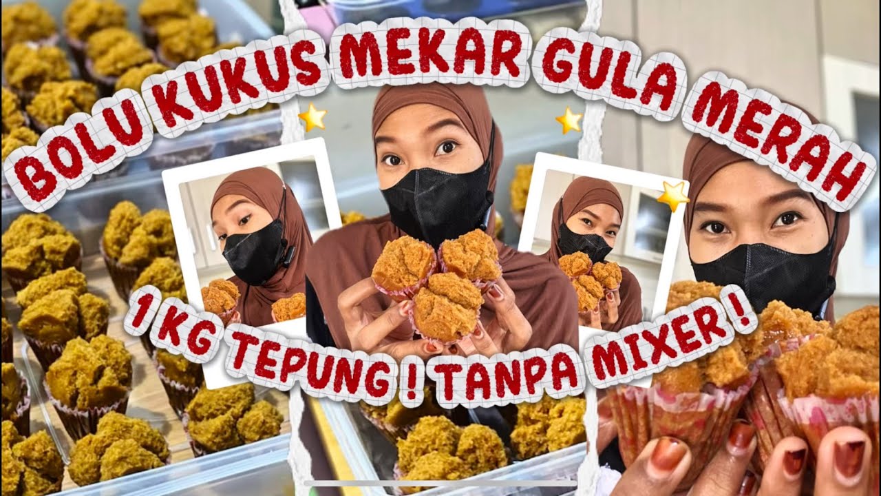 GAK NYANGKA ‼️ BOLU KUKUS GULA MERAH 1 KG TANPA MIXER BISA MEKAR SEMPURNA KAYAK GINI ‼️