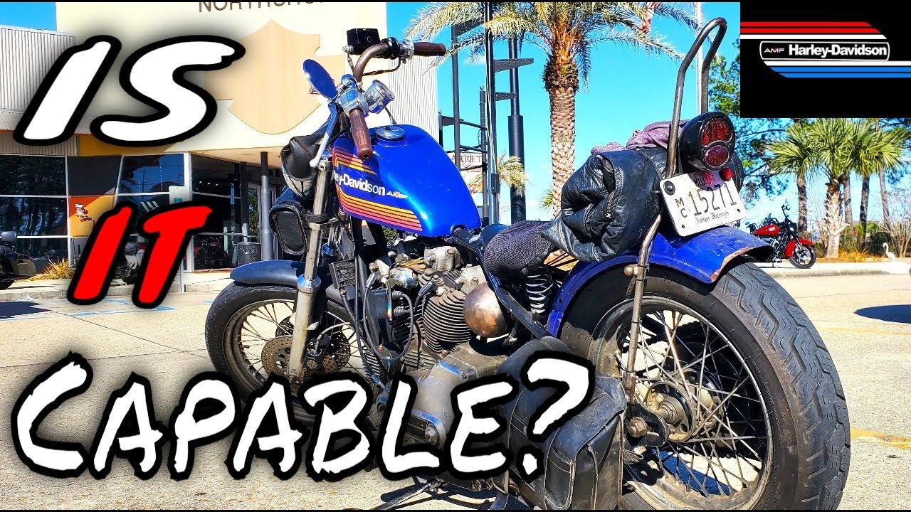 RIDING 1976 HARLEY Davidson IRONHEAD Sportster / IS It CAPABLE? / PLAN For NEXT TRIP?