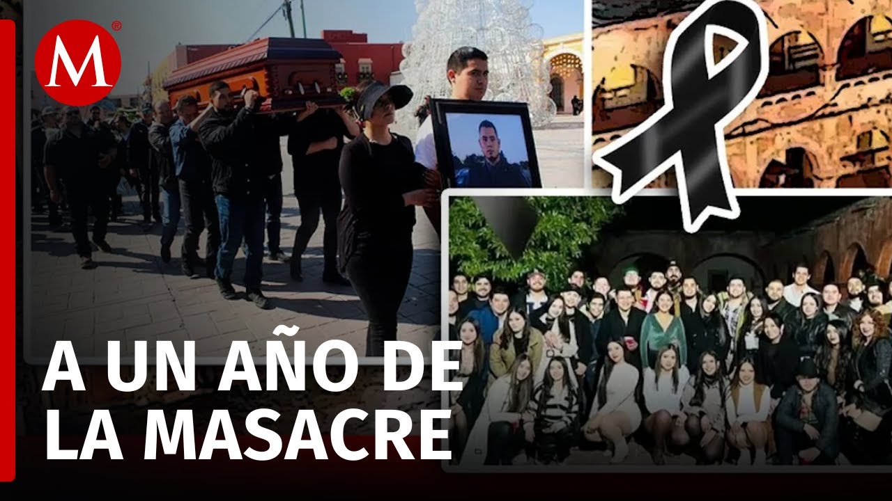 Apagan árbol de Navidad en Salvatierra por aniversario de masacre en exhacienda San José del Carmen