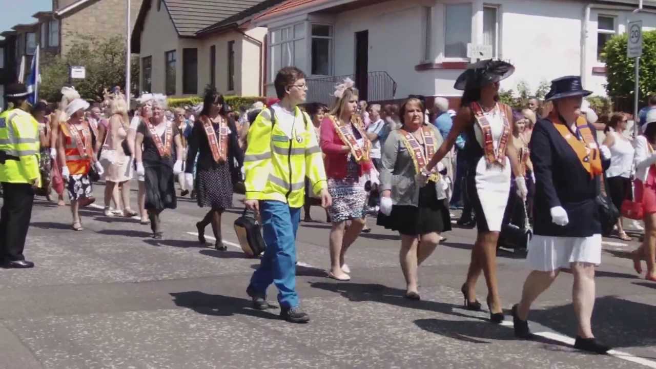Orange Order Coatbridge Parade 2013 C.G.L. Central Scotland Part 1