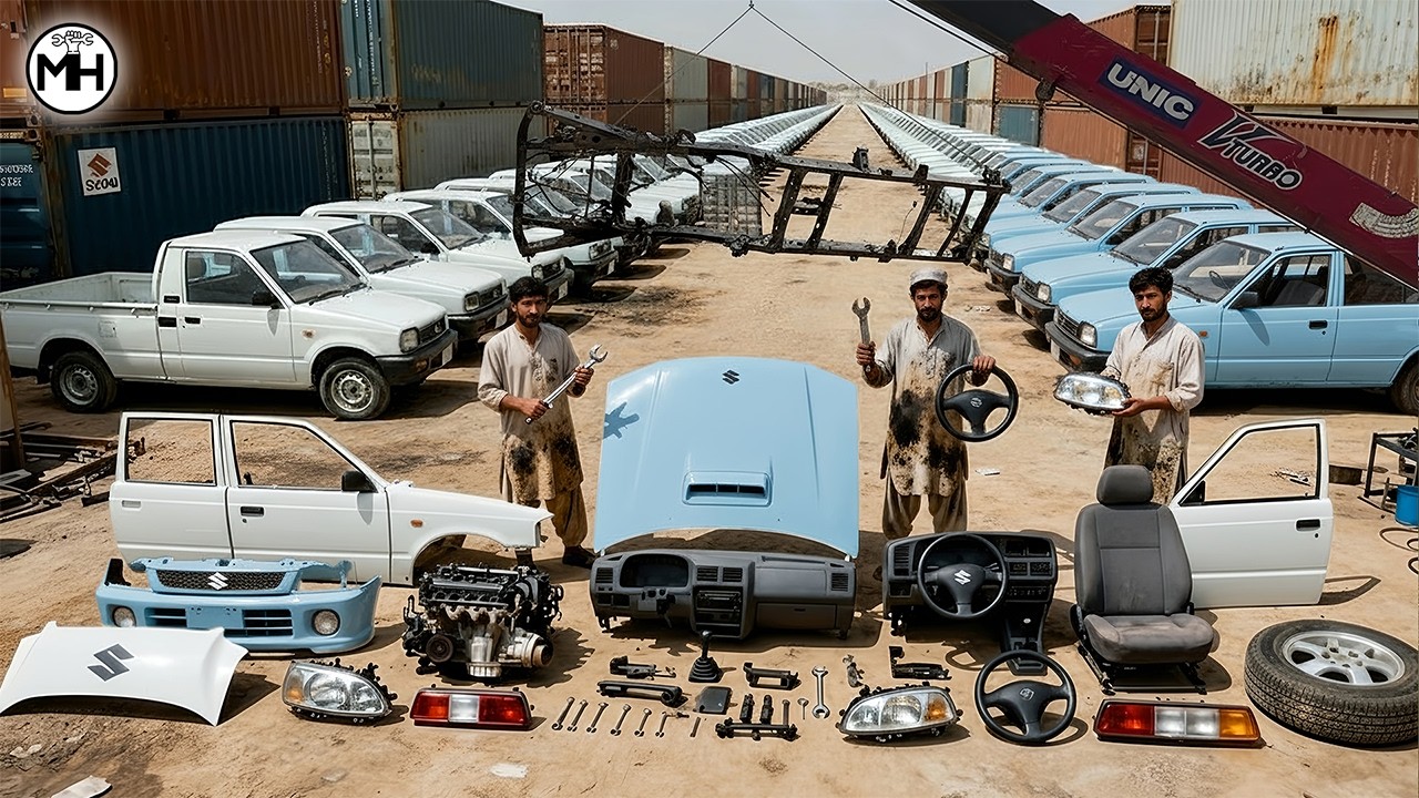 The Hidden Border Industry Turning Broken Trucks & Cars into Working Vehicles