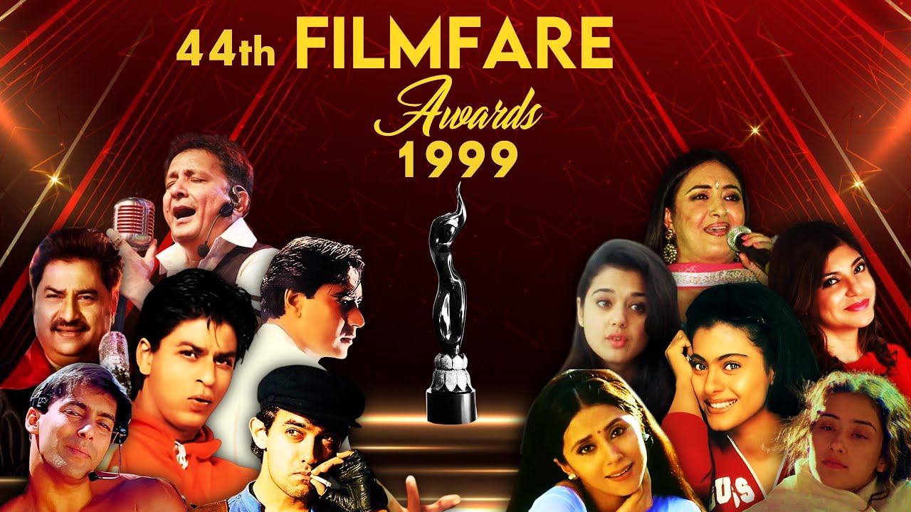 Filmfare Awards 1999 | 44th Edition | फिल्मफेयर अवार्ड 44वां संस्करण - Shahrukh, Kajol, Sukhwinder