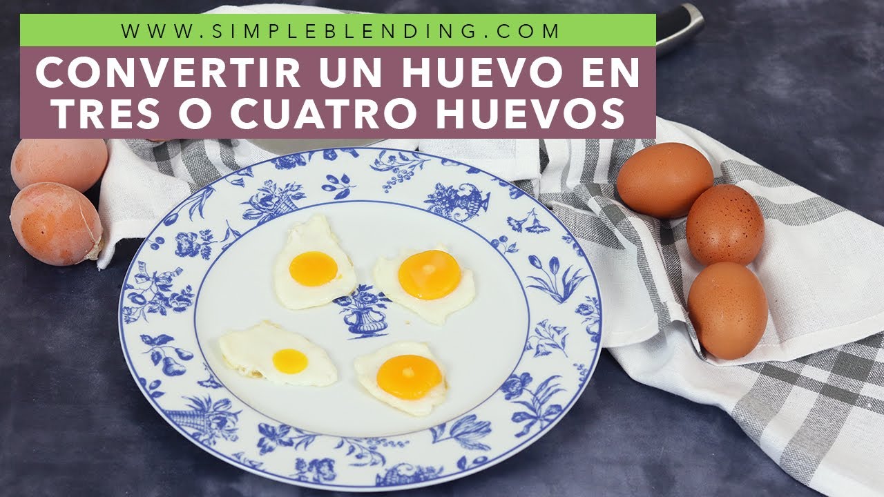 ¡INCREÍBLE! MINIHUEVOS CONGELADOS FRITOS | Como obtener varios minihuevos de un solo huevo