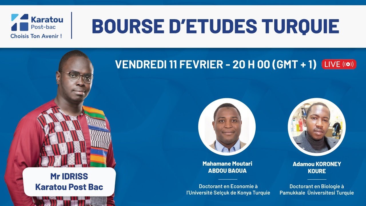 🔴 LIVE - Bourse Turquie 2022 : Rencontre les lauréats