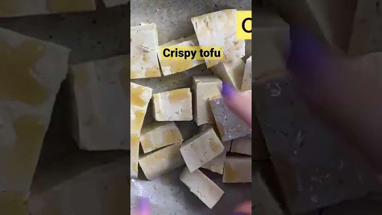Crispy tofu in the air fryer 