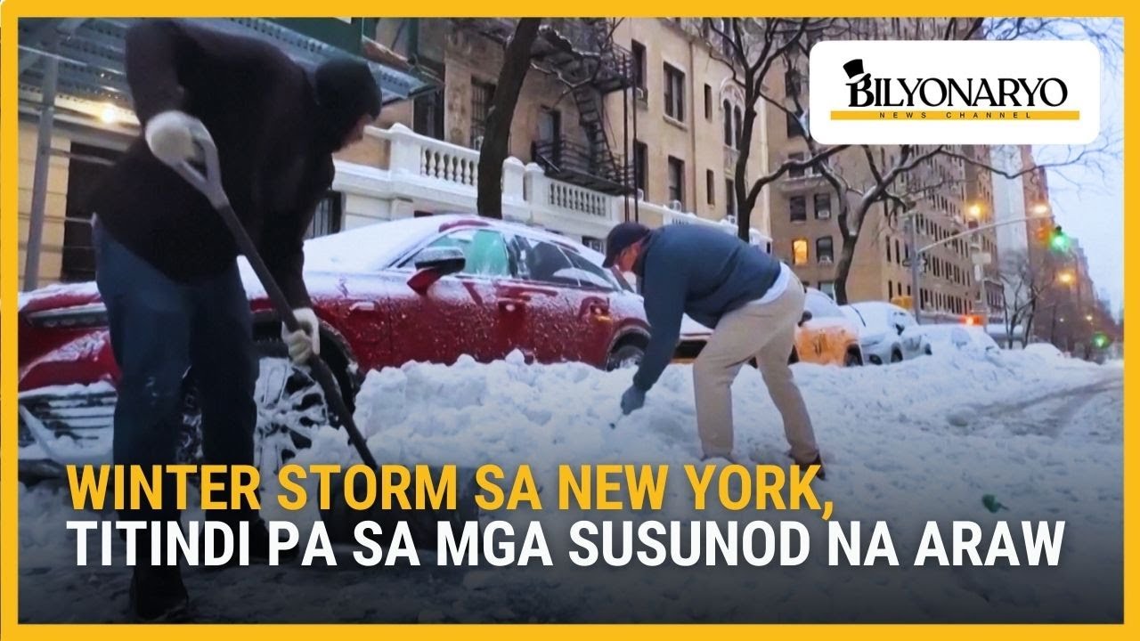 Winter storm sa New York, titindi pa sa mga susunod na araw | Agenda Weekend