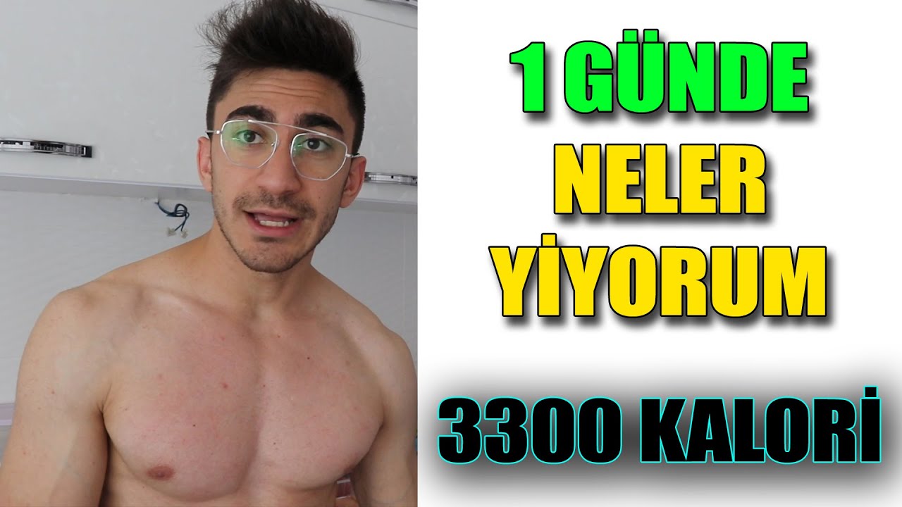 BİR GÜNDE NE YİYORUM 🍗| YÜKSEK KALORİ | BULK