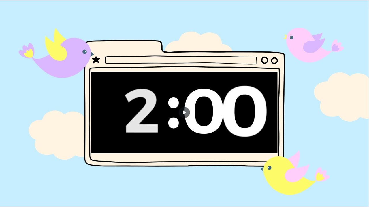 Fun Kids Clean up timer - 2 MINUTES