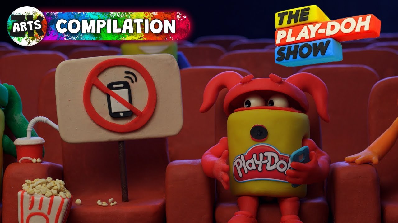 Doh-Dohs, идём в кино! 🍿 Шоу Play Doh | Подборка эпизодов | ZeeKay Arts