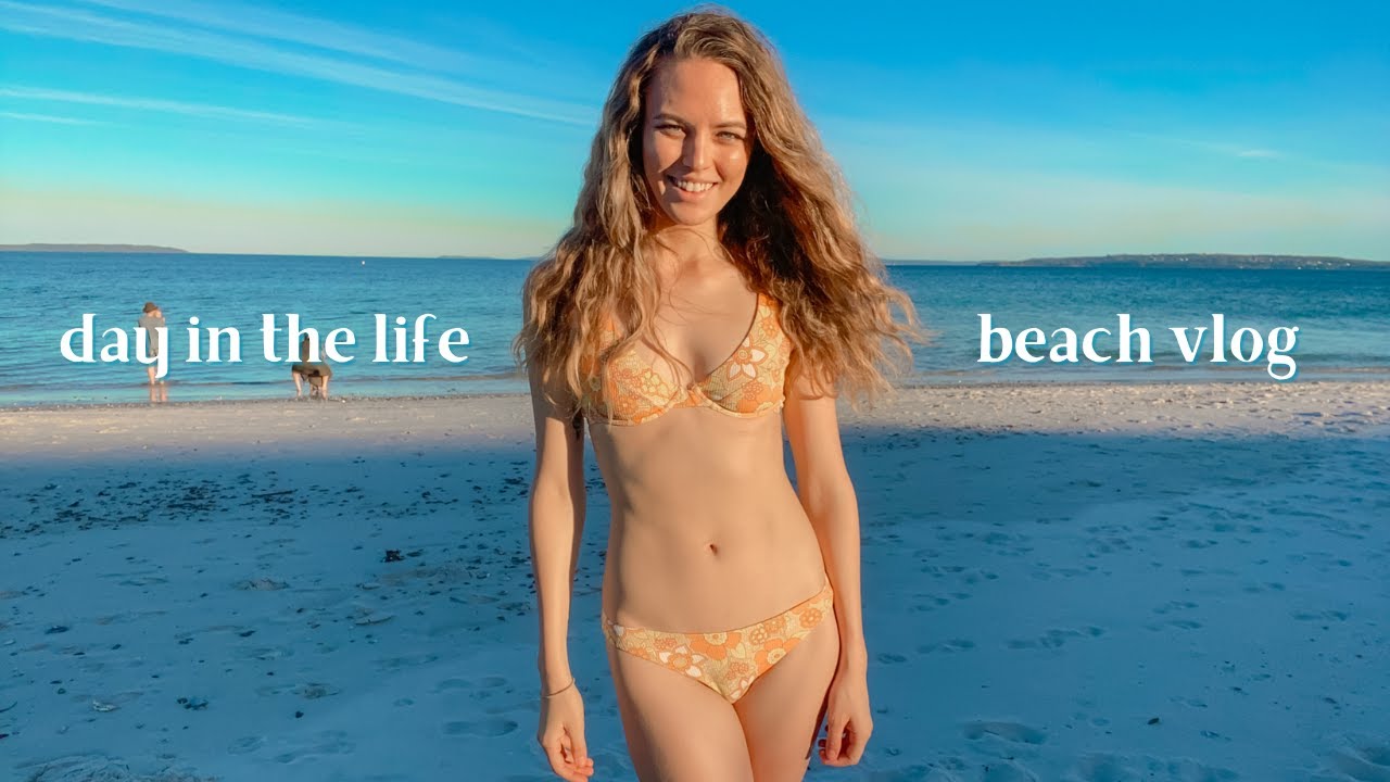 BEACH VLOG | THE SUN FINALLY CAME OUT