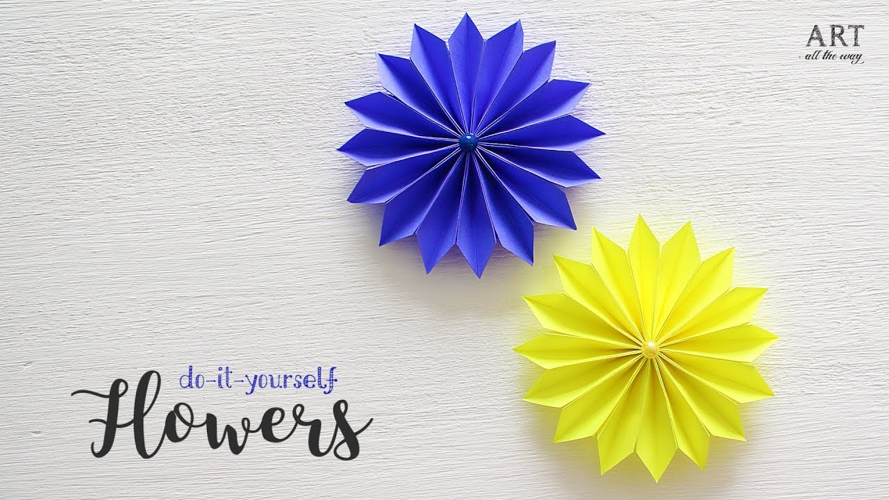 Easy Paper Flowers | Flower Making | DIY