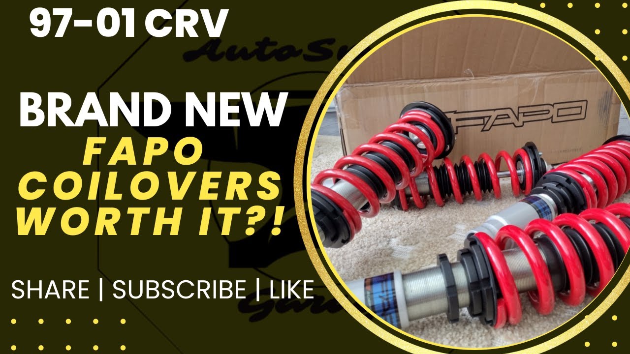 Unboxing FAPO Coilovers for the 97-01 Honda CRV