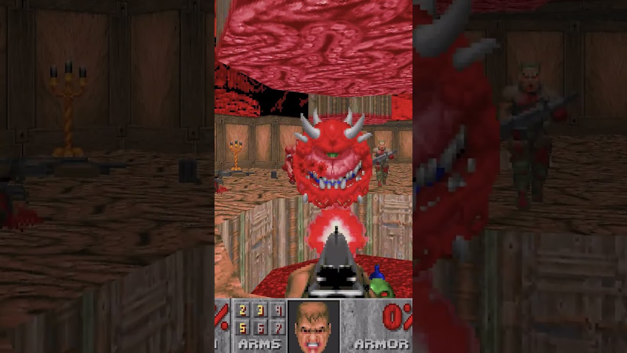 Bye Cacodemon... #doom #doomii #doomtnt #doom+doomii #doomshorts #drace461 #gaming #shorts