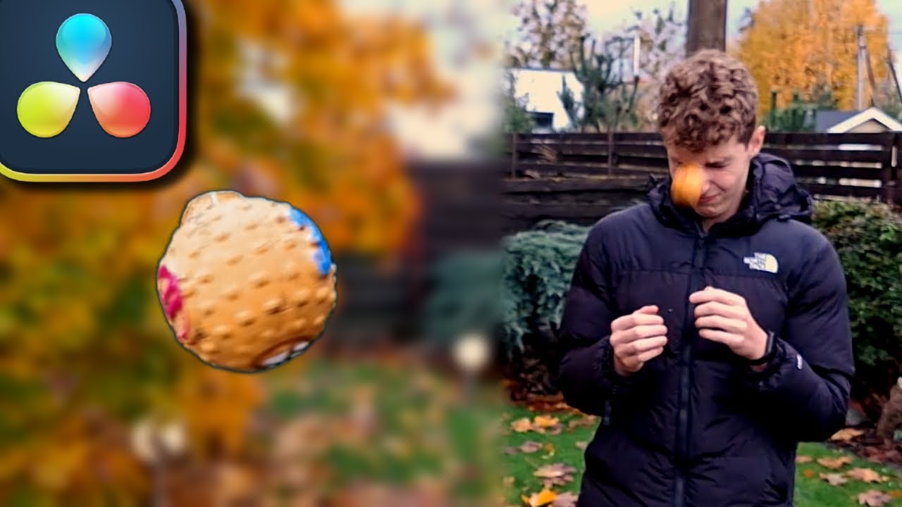 Item Toss Transition with Rotoscope Effect in DaVinci Resolve