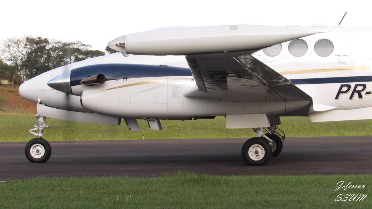 PR-KEM King Air B200/ Acionamento e Decolagem/ SSUM