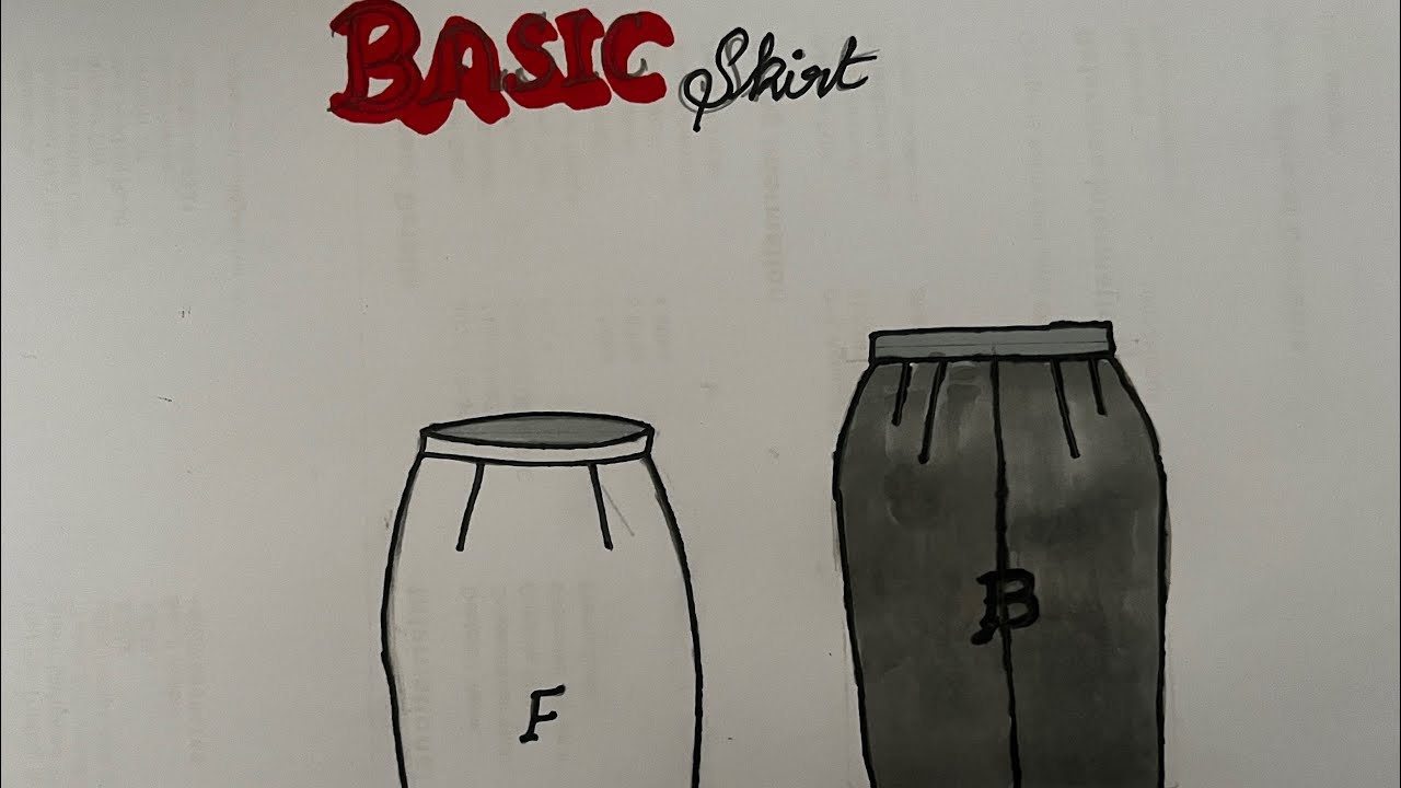 Basic skirt Pattern making 