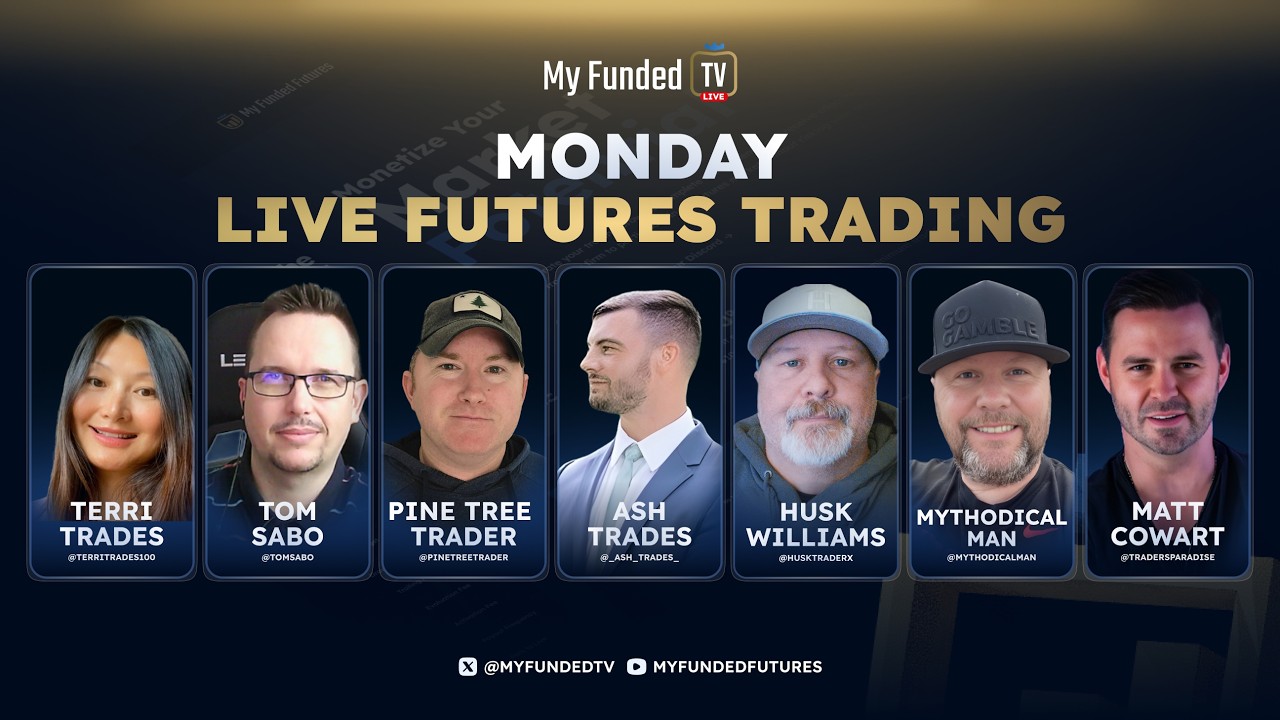 Monday: Live Futures Trading & Market Talk | MyFundedTV 04/13/26