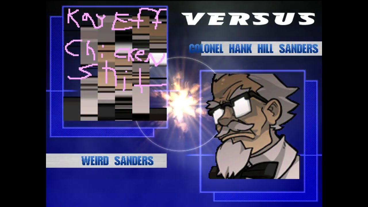 Weird Sanders & Weird Donald VS. My Mugen Roster
