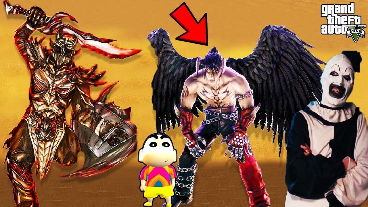Franklin Trap DEVIL GOD To Save LUCIFER From SERBIAN DANCING LADY in GTA 5 | SHINCHAN and CHOP