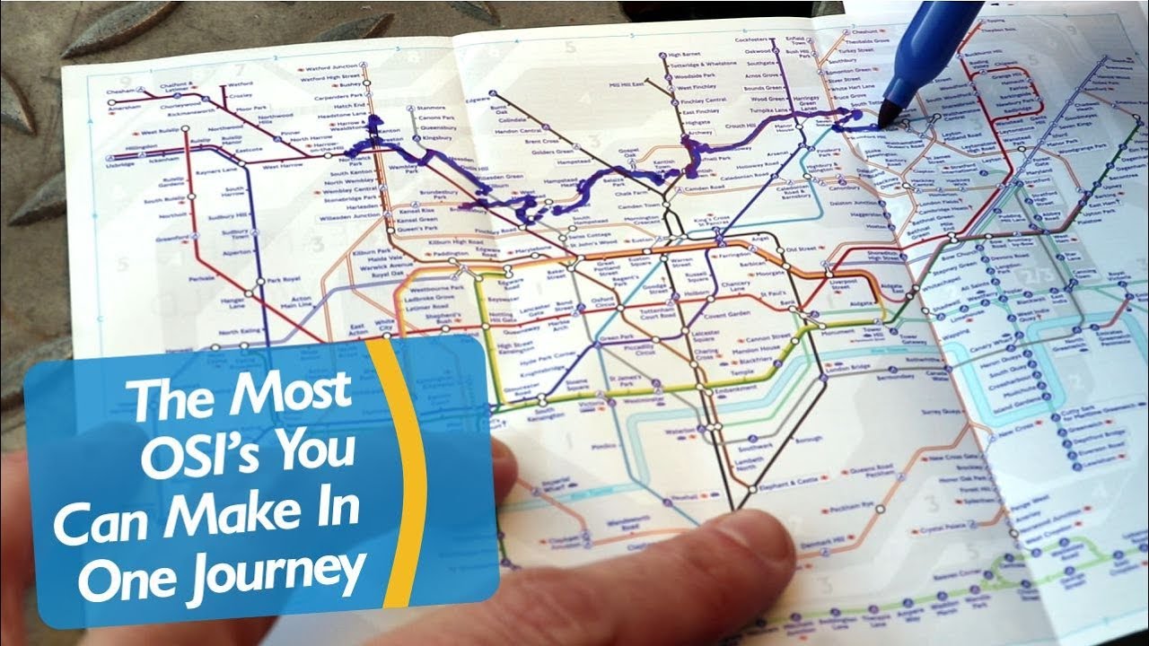The Most Out of Station Interchanges In One Journey