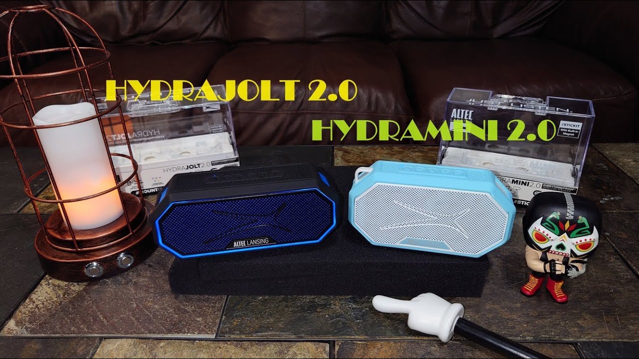 New! Altec Lansing HydraJolt 2.0 & HydraMini 2.0 🧲 Now Magnetized 🔊 Portable Bluetooth Speakers