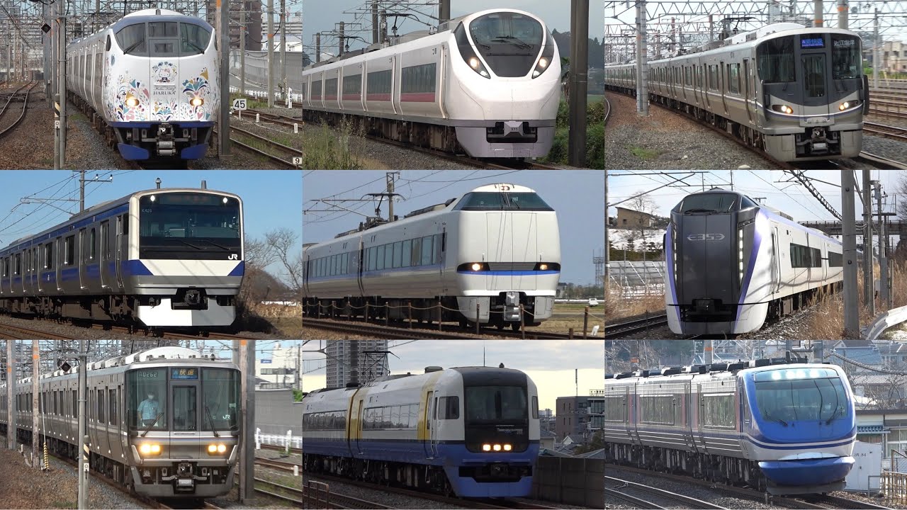 【128km/h超連発】JR東日本&JR西日本の爆速列車　迫力の高速通過集