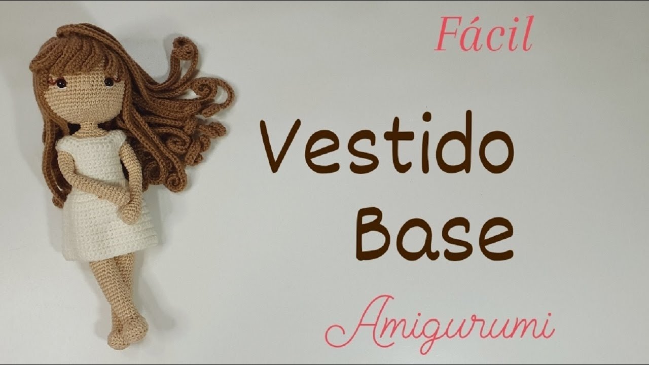 VESTIDO DA BONECA MELISSA - Amigurumi
