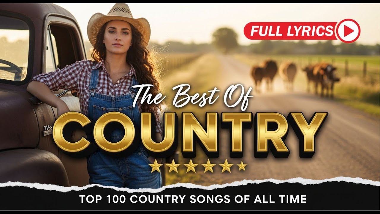 Calm Country Playlist for Relax Work Pop Ballad Study Coffee With Lyrics