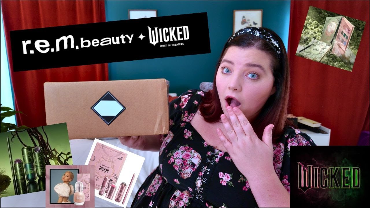 rem beauty x wicked collection haul & unboxing