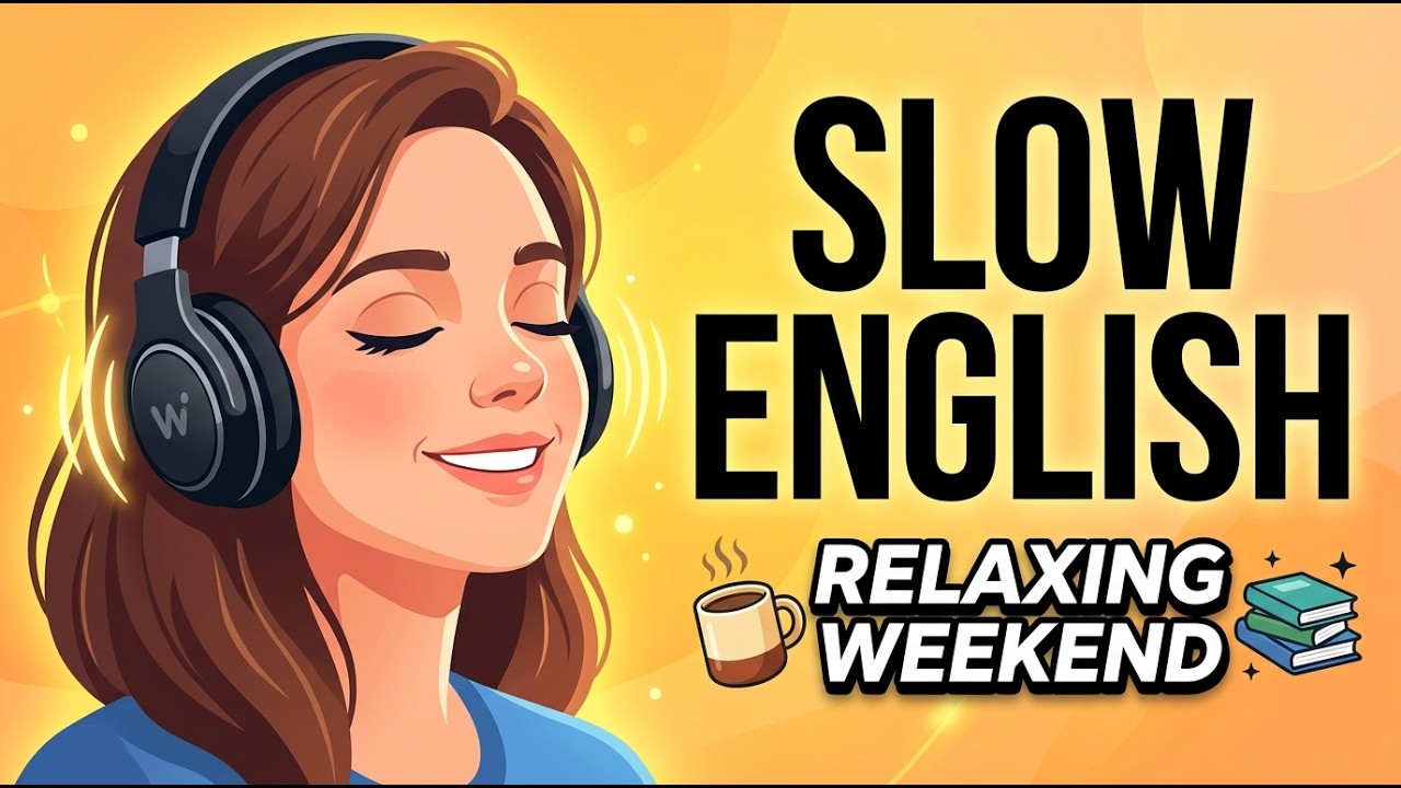 Learn English with Podcast | A Relaxing Weekend | Slow English Listening (A2)