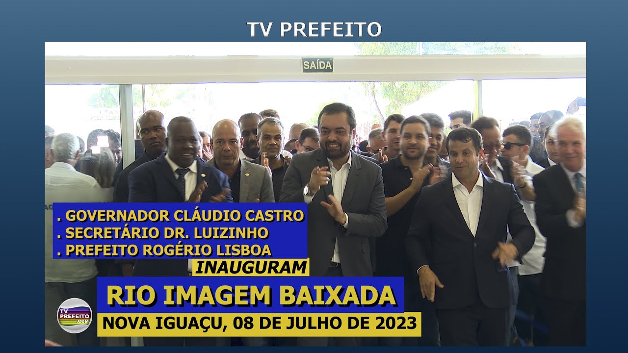 Governador Cláudio Castro inaugura o Rio Imagem Baixada e anuncia Instituto do Câncer em Nova Iguaçu