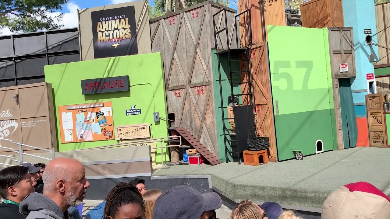 Animal Actors show at Universal Studios, Hollywood March 2019