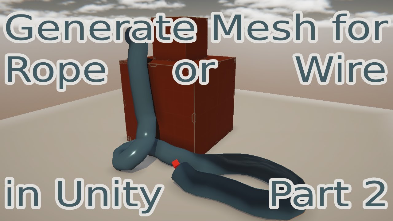 Create Rope/Wire in Unity Part 2, Tutorial - From game idea to Steam - ep13