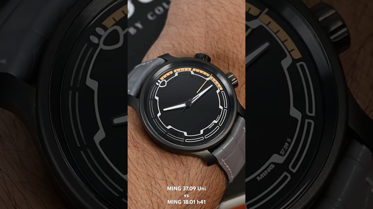 A quick comparison of MING dive watches - MING 37.09 Uni (2025) vs MING 18.01 h41 (2020)