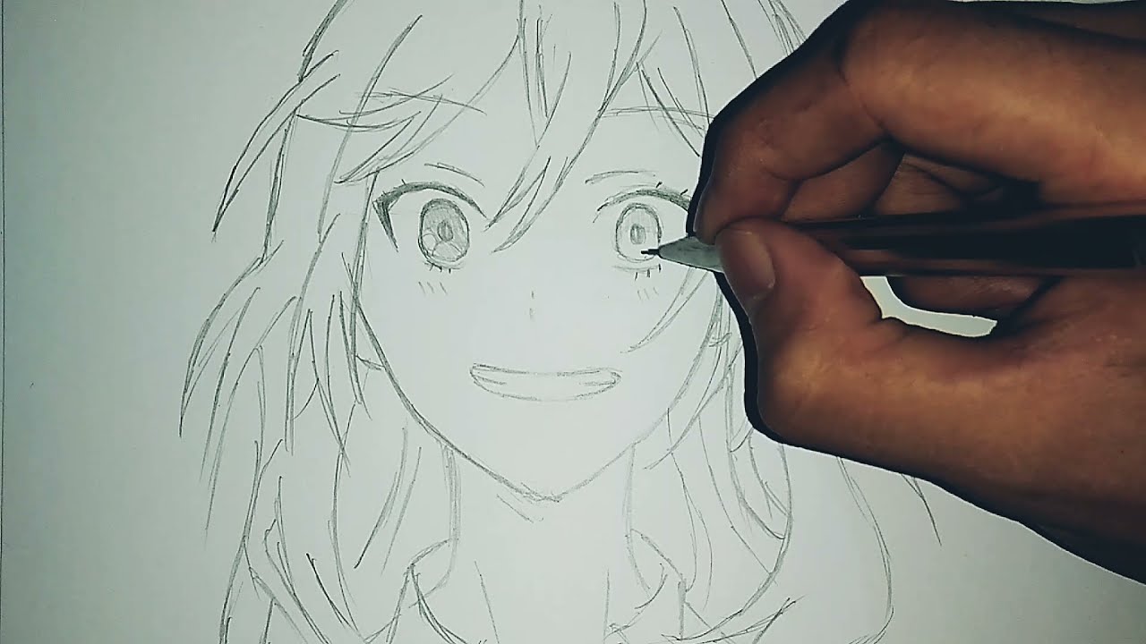 Easy Drawing|How to draw Hori from Horimiya step by step for beginners