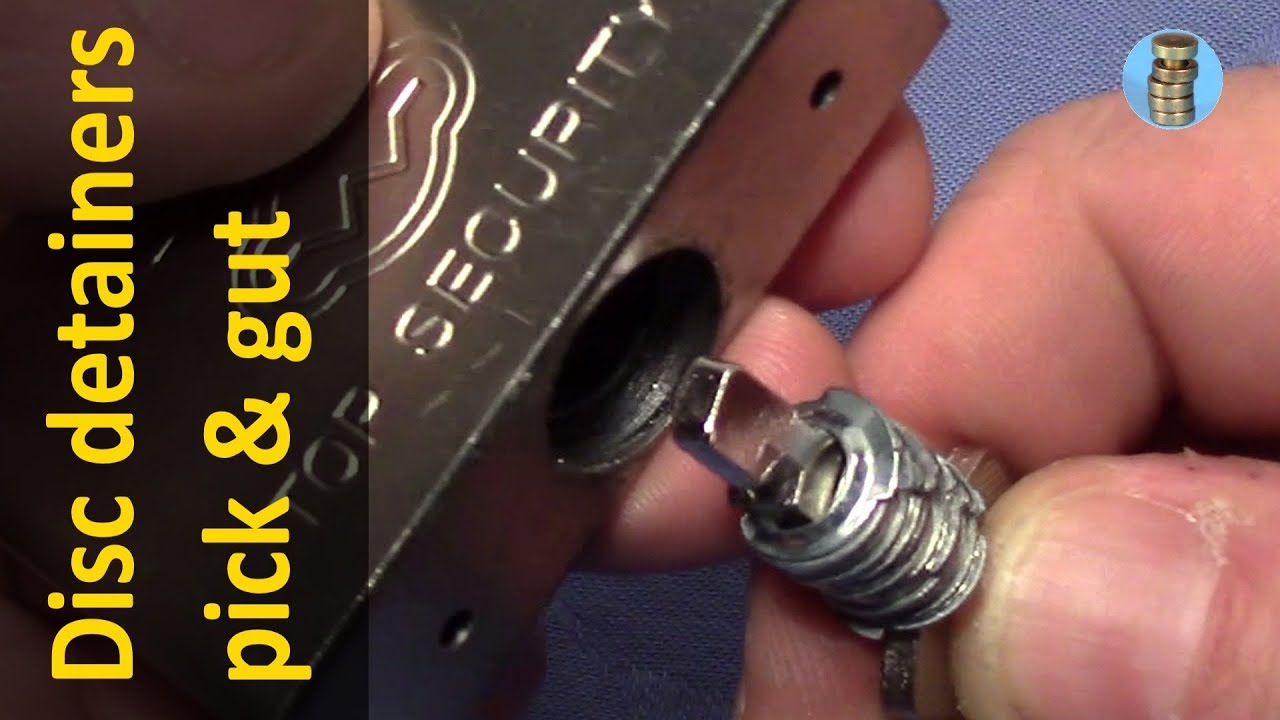 (picking 494) My progress on disc detainer locks (~0) + picking and gutting