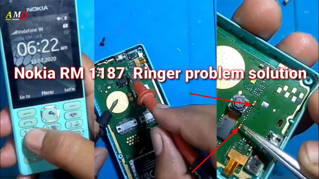 Nokia RM 1187  Ringer problem solution Not working  Nokia 1187 spikar, Ringers not working solution