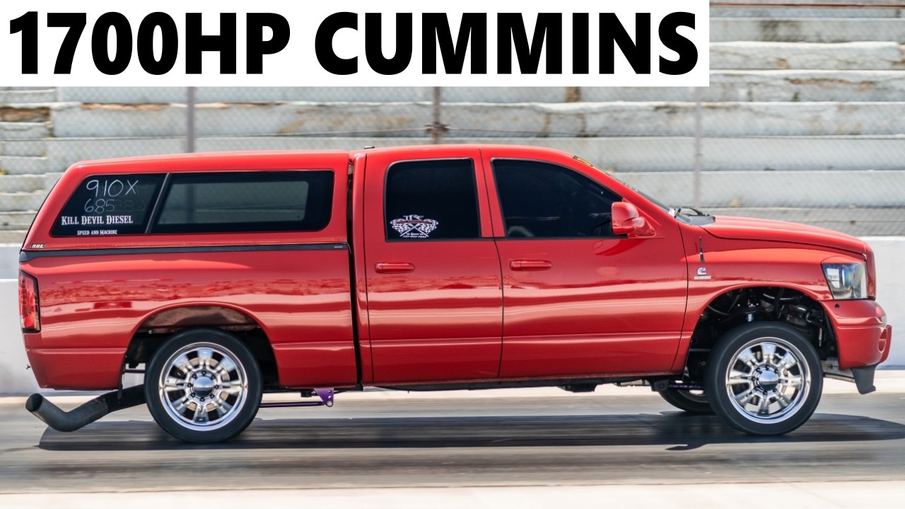1700 Horsepower Cummins on ONE Turbo…Unreal Power!
